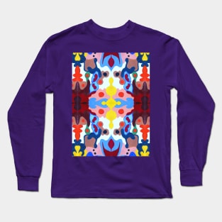 Colourful abstract design 2071 Long Sleeve T-Shirt